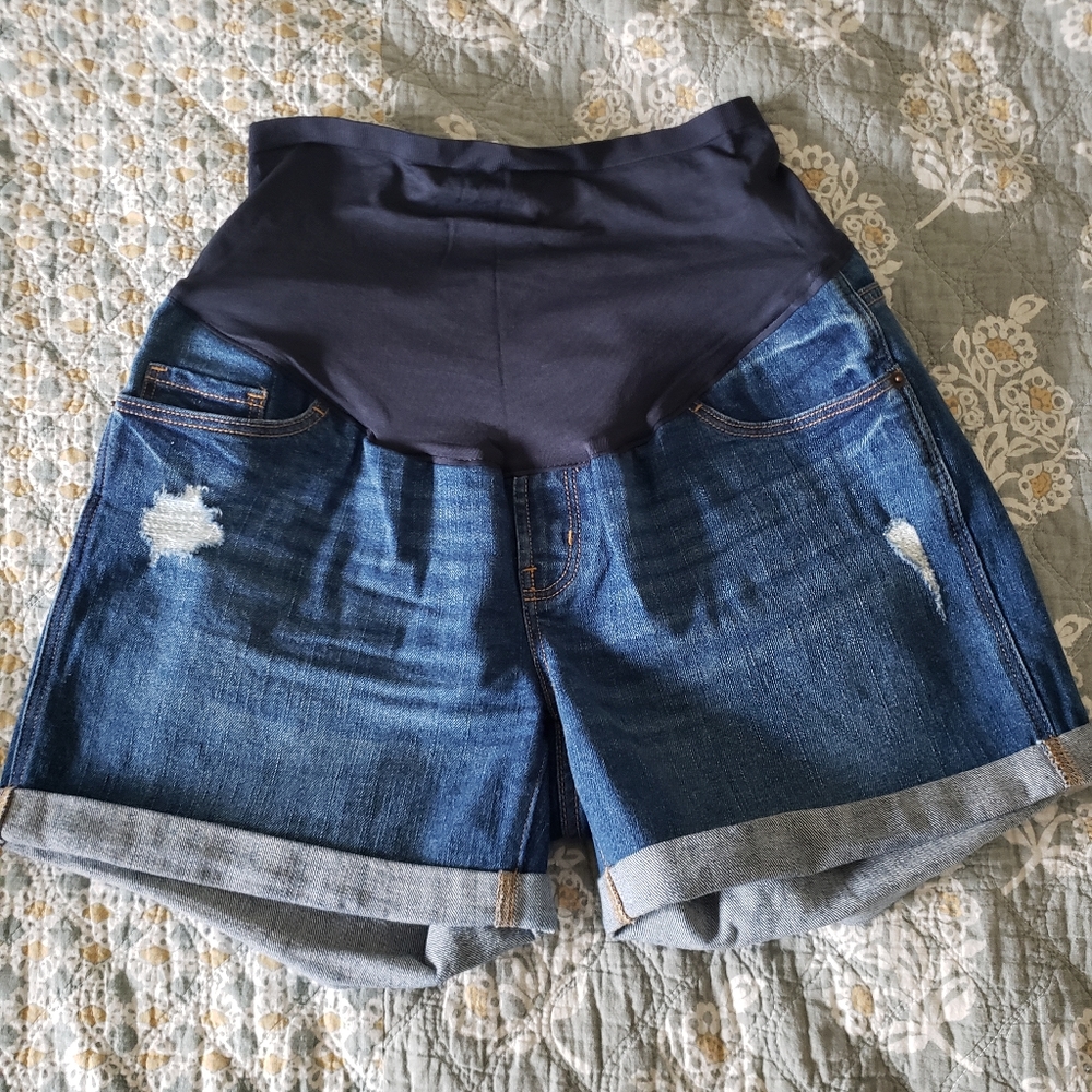 Maternity Jean Shorts